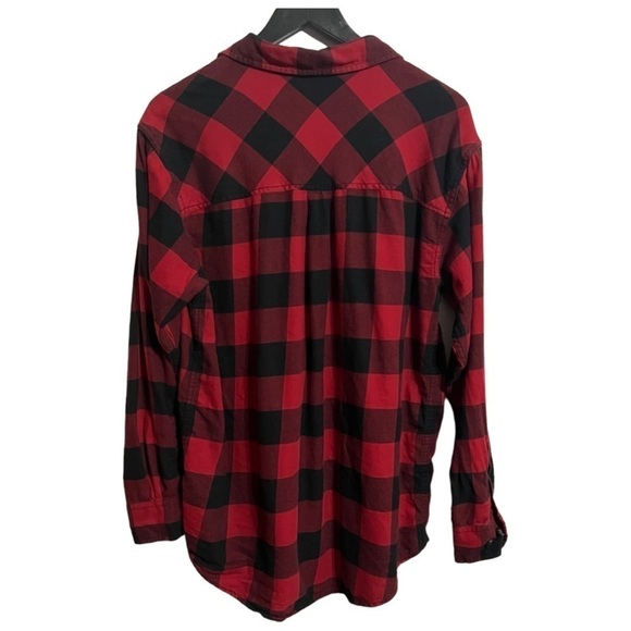 ARITZIA TNA Buffalo Plaid Flannel Button Down Shirt - Picture 2 of 6